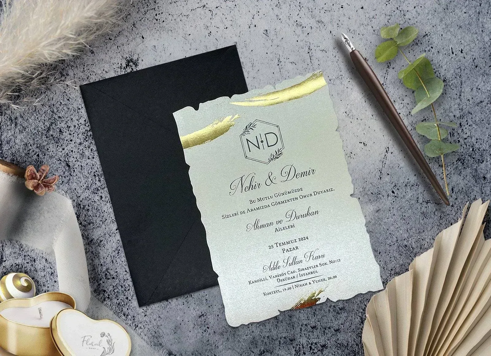 7074 Elegance Yeni Davetiye